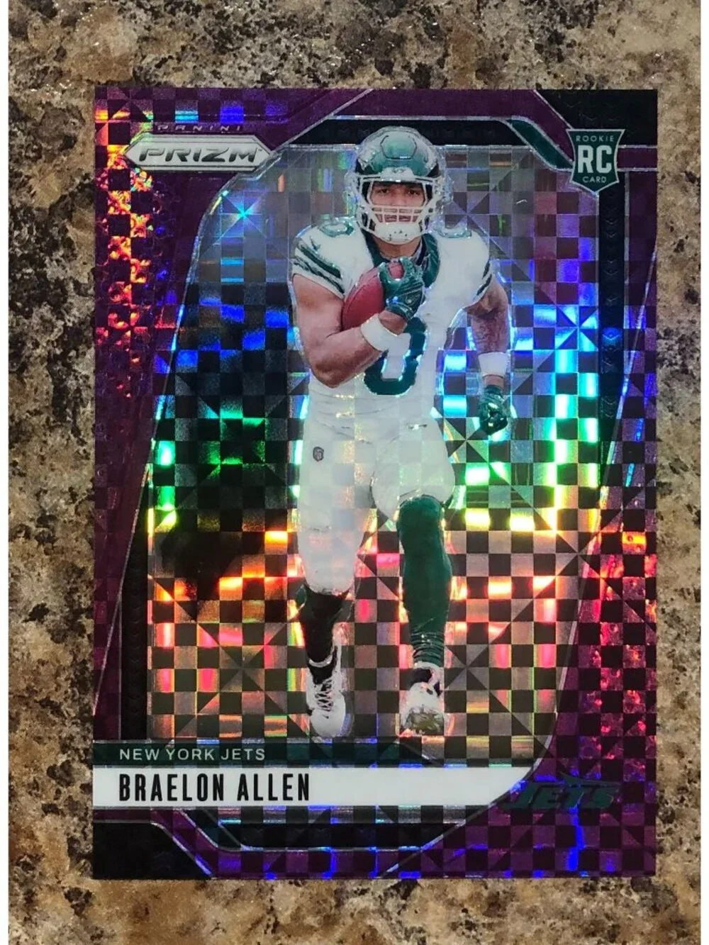 2024 Panini Prizm - Rookies Braelon Allen #311 Purple Power Prizm 46/49 RC